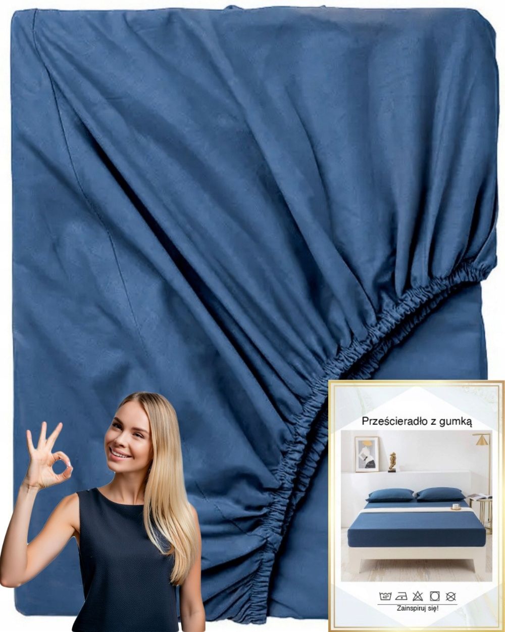  Puuvillane lina pehme kummiga premium 200x220 värvus pistaatsia