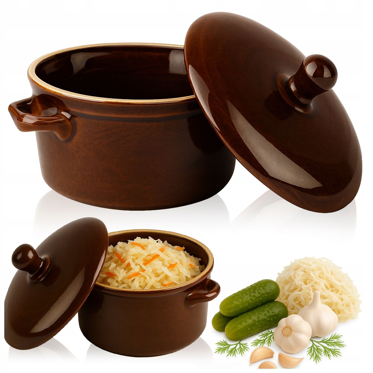  Stone barrel pot stone mass on cucumbers lard for tanning tongs 3,5