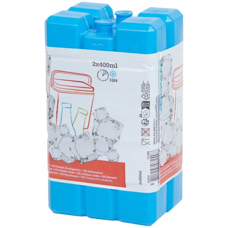  3x gefriereinsatz für einen touristenkühlschrank 600 ml 33 x 25 x 1 cm