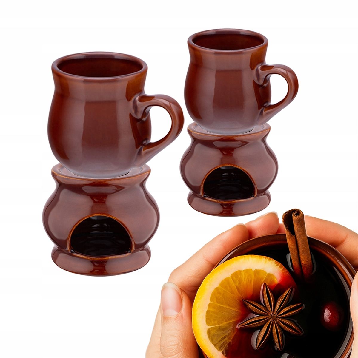  Tassen mit nach gehör für glühwein wein i bier keramik altom design 250 ml 6 pcs.