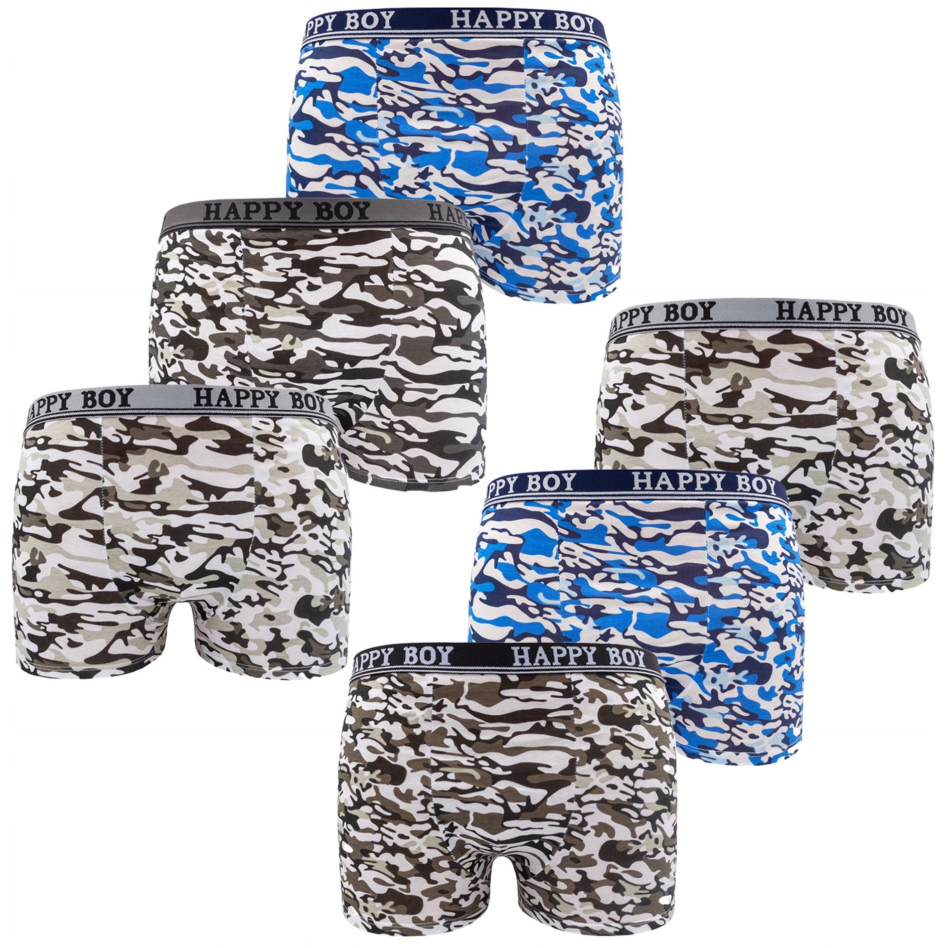  6x boxer für jungen garnitur mix größe 152-158