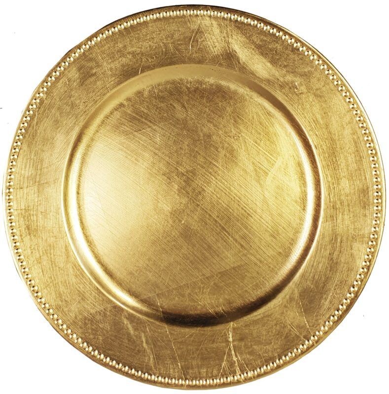  Decorative plate podstwka plastic under the plate gold o33 kp0647a