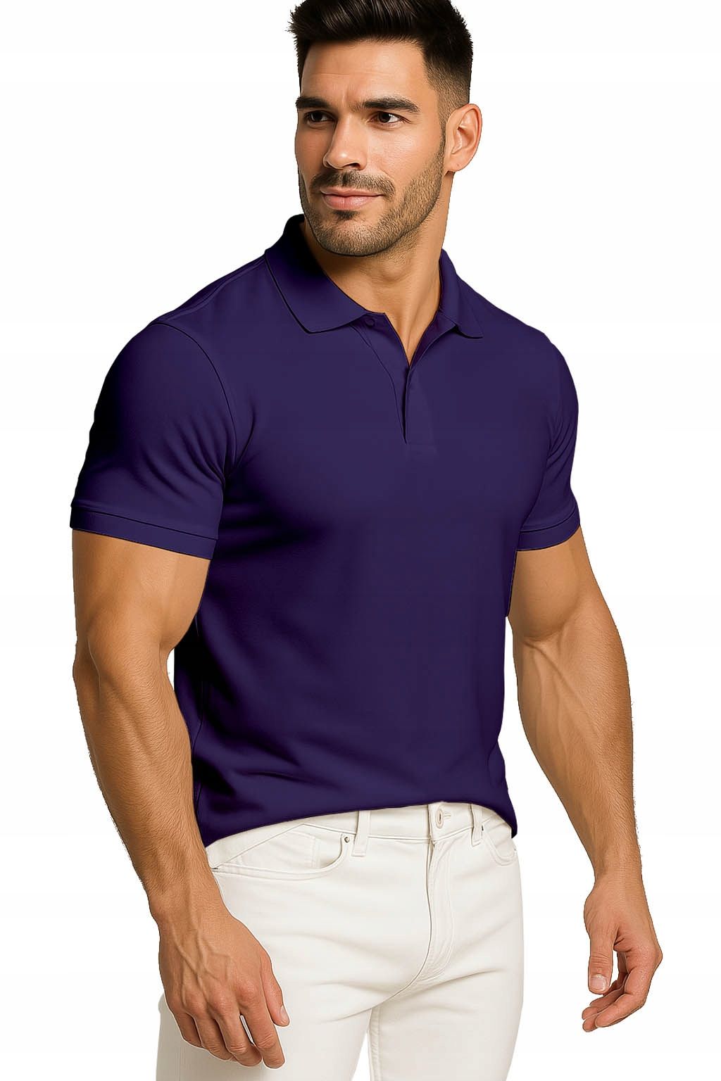  Men&#39;s polo shirts t-shirt elegant reinforcement cotton with collar m