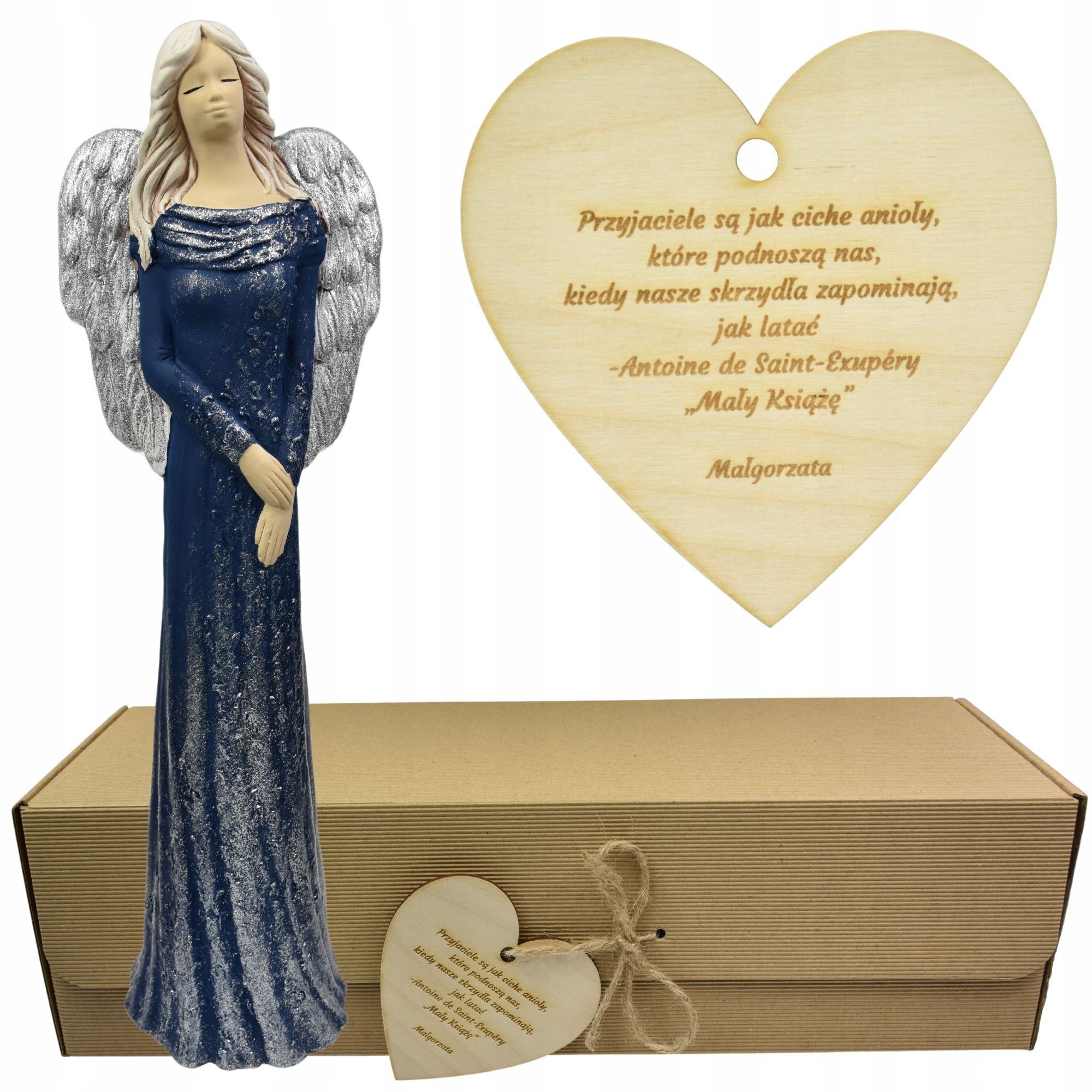  Angel figurine large adornment gift colour engraving