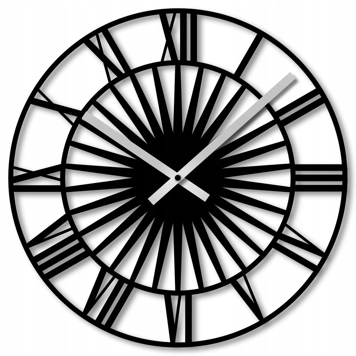  Wall clock 60 cm clock on the wall big clock openwork classic big numbers