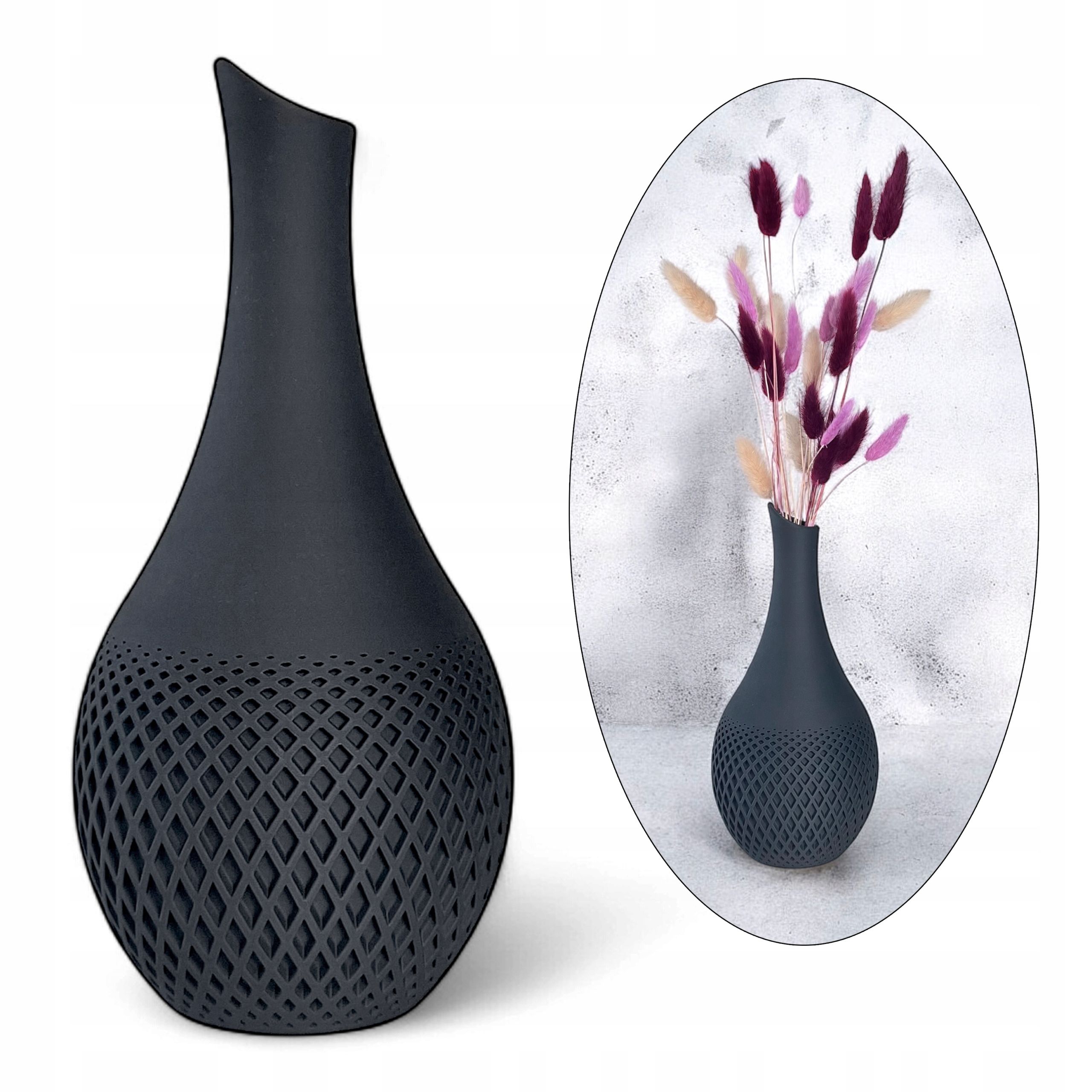  Augsta vāze, olīvu krāsa nesalaužams 20cm, mūsdienīgs vāze ziediem boho