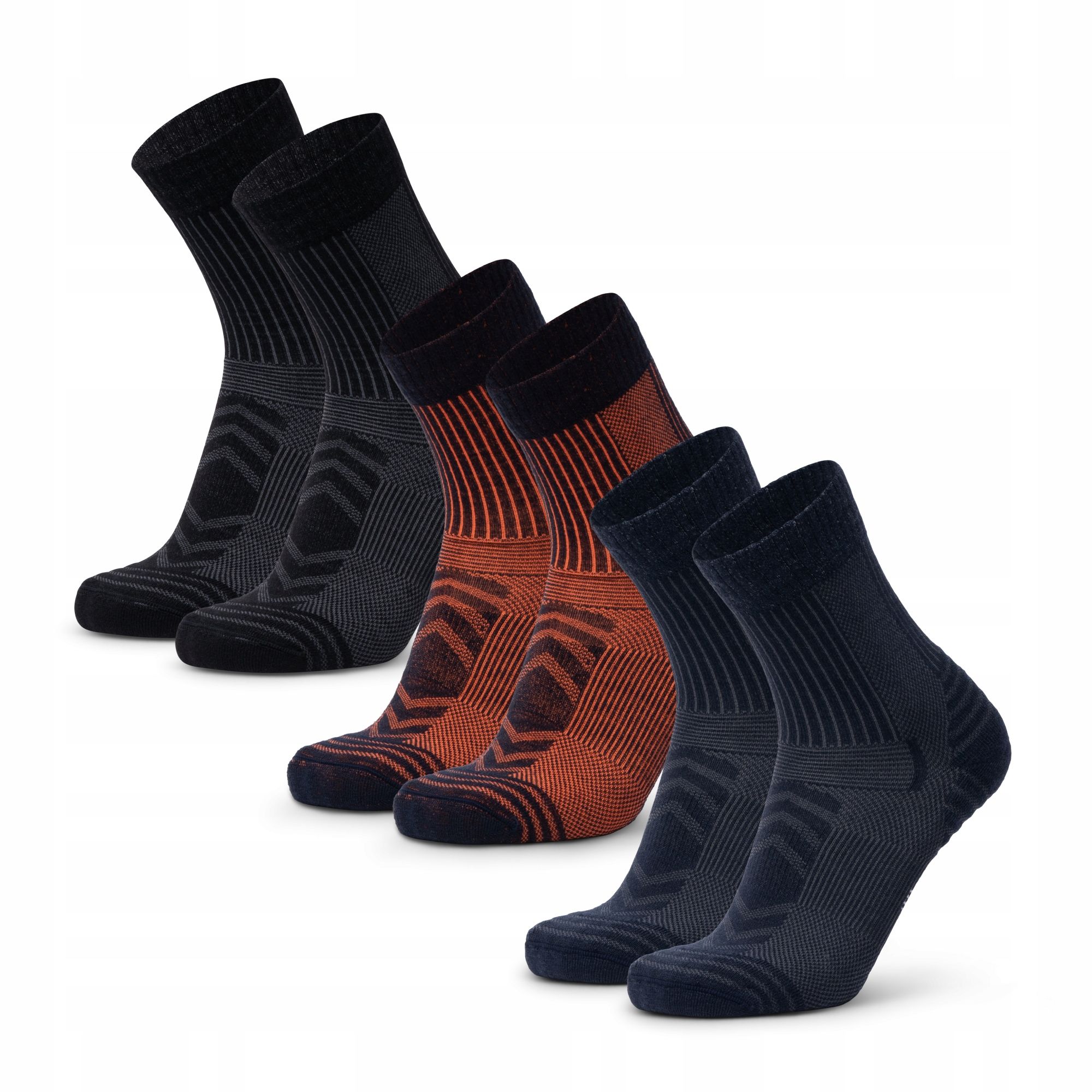  Leicht trekkingsocken merino danish endurance tourist 3 stk. 43-47