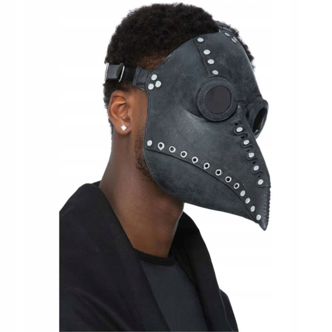  Maska vlkolak szara latex s kožušina horror