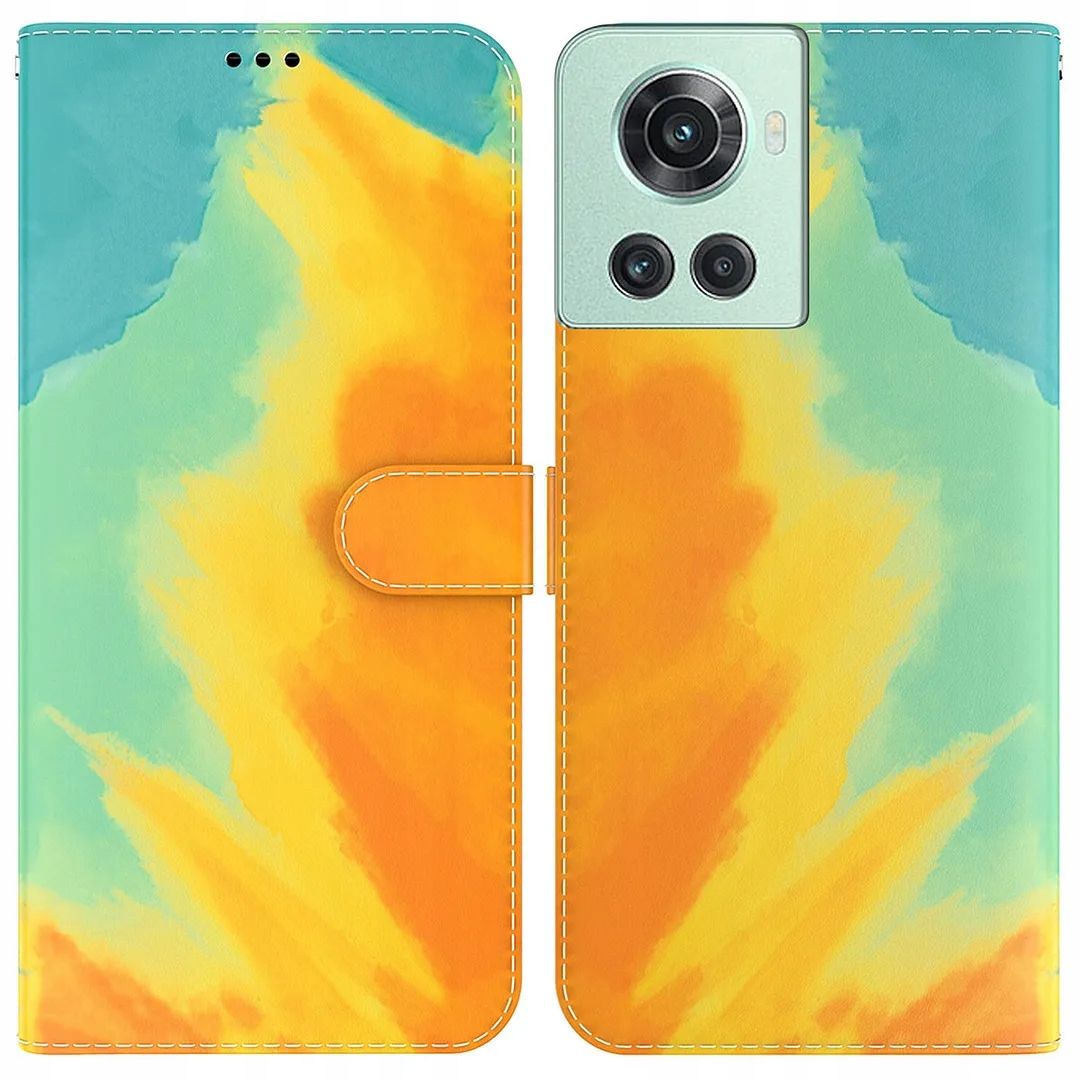  Flip futrālis uz oneplus 10r / oneplus ace daudzkrāsains