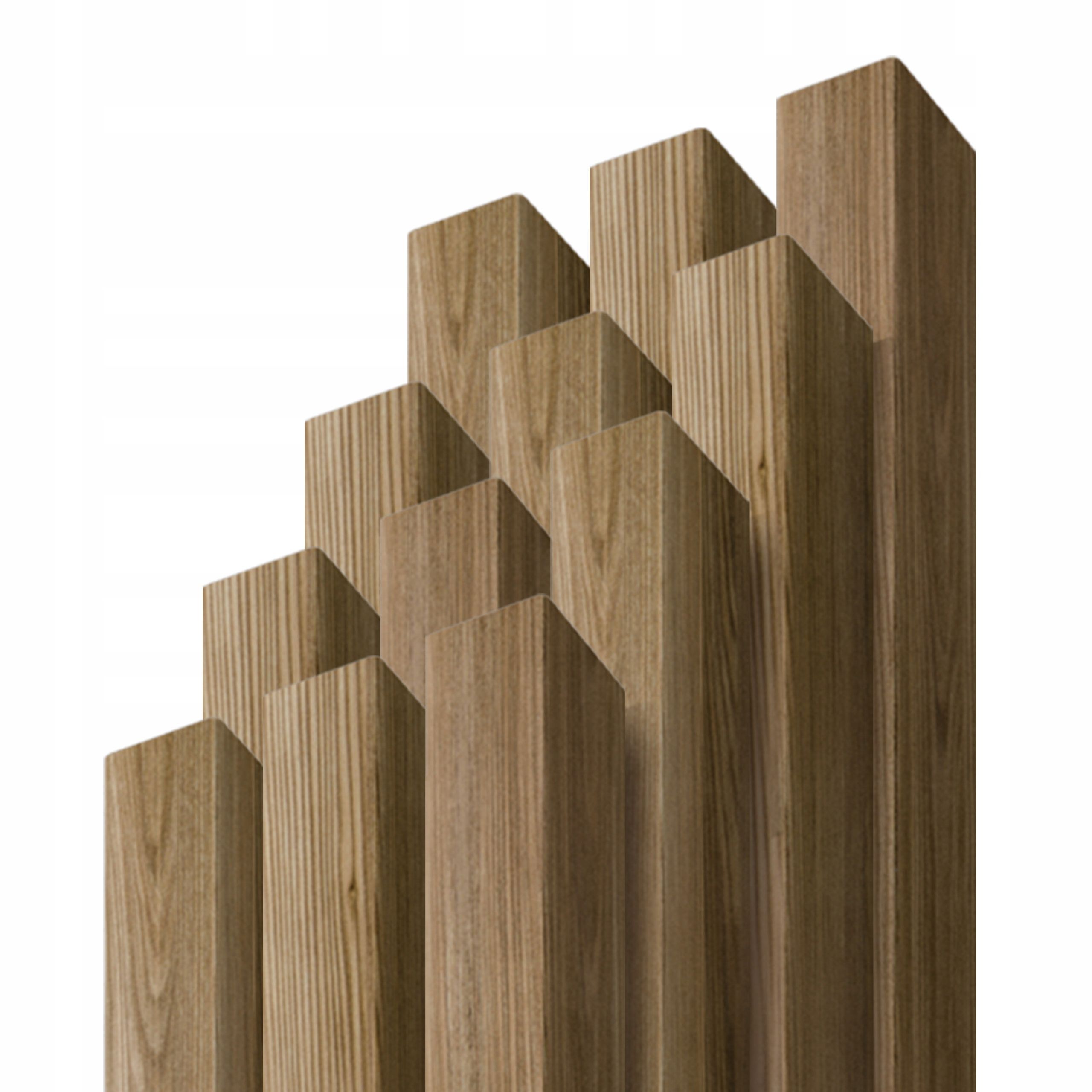  Seina liistud akustiline taldrikul plaadid valge 3d 275x6cm wotan looduslik