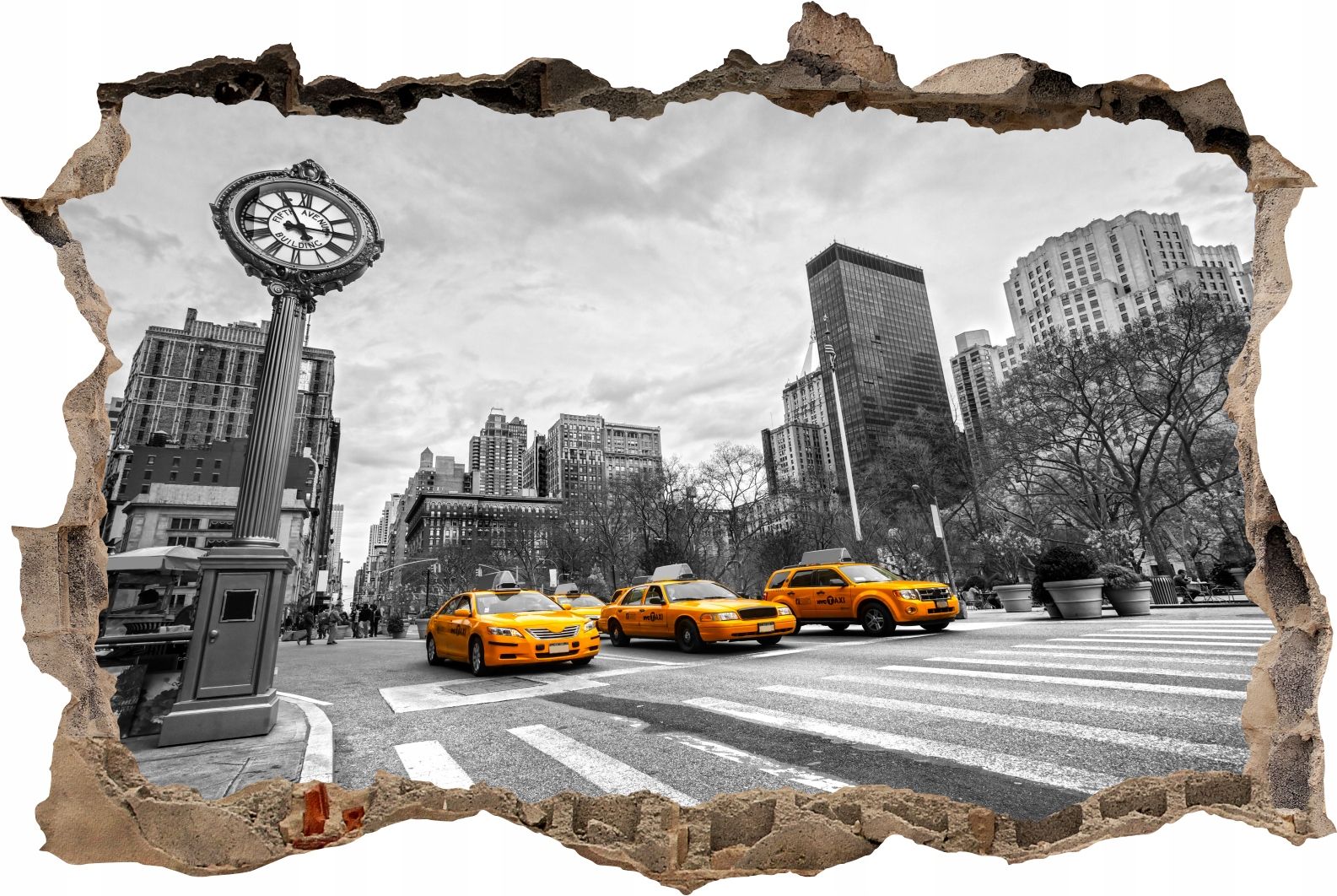  Fototapeedid auk 3d seinakleebis wodospady potok mets loodus