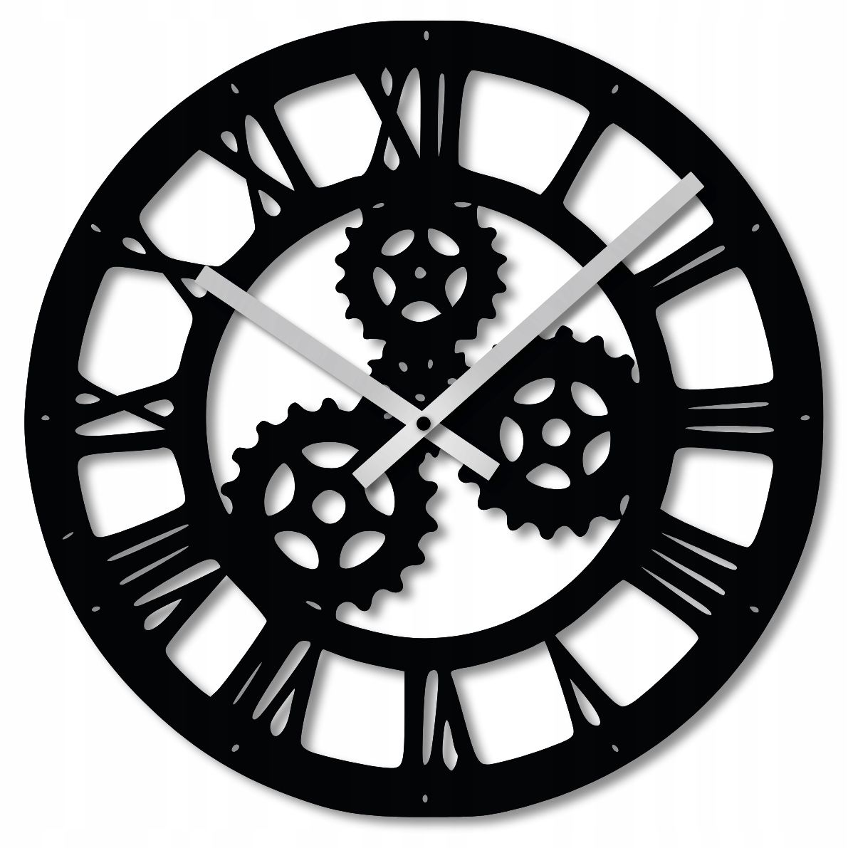  Wall clock 60 cm clock on the wall big clock openwork classic big numbers