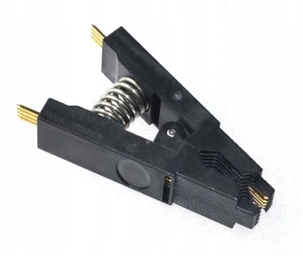  Spaustukas bandymo soic 8-pin r=1,27mm su kabeliu i ad