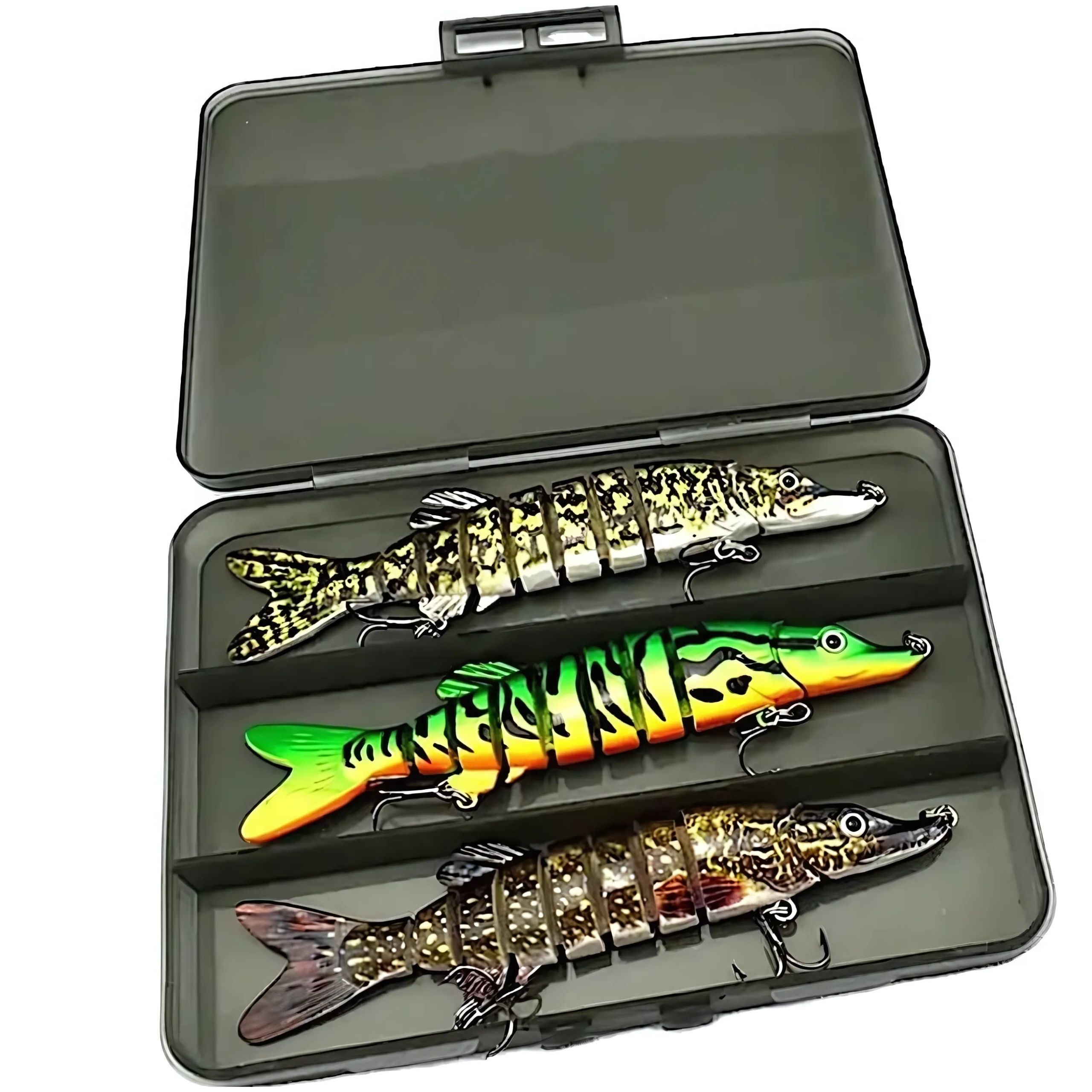  Wobbler jerk wobbler zum hechtangeln etuso 10cm 15g 3 stk. köder spinnruten