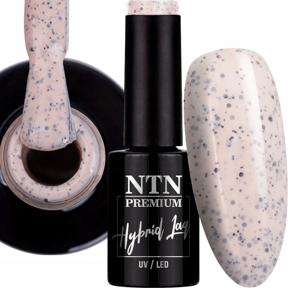  Hibrīda nagu laka ntn 5g splash balts white sniega balts nr123