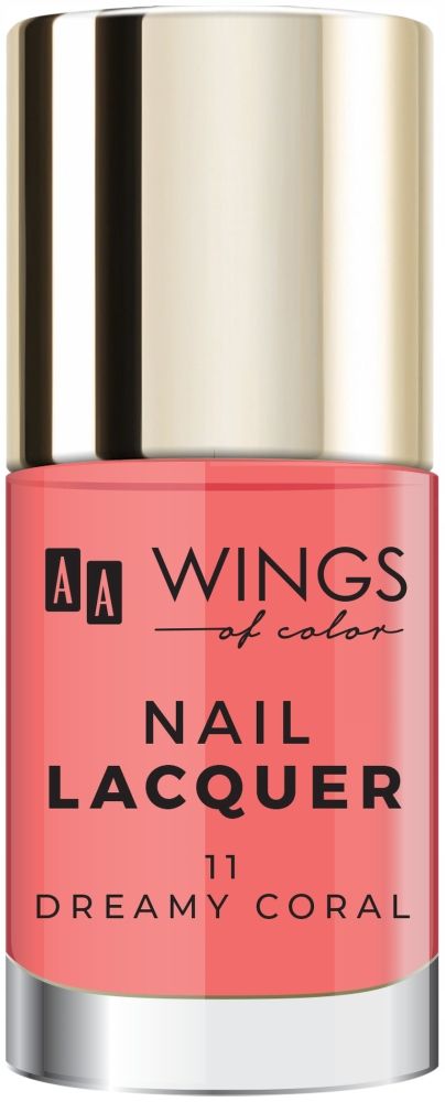  Aa wings von color nail lacquer nagellack 11 dreamy coral 10 ml