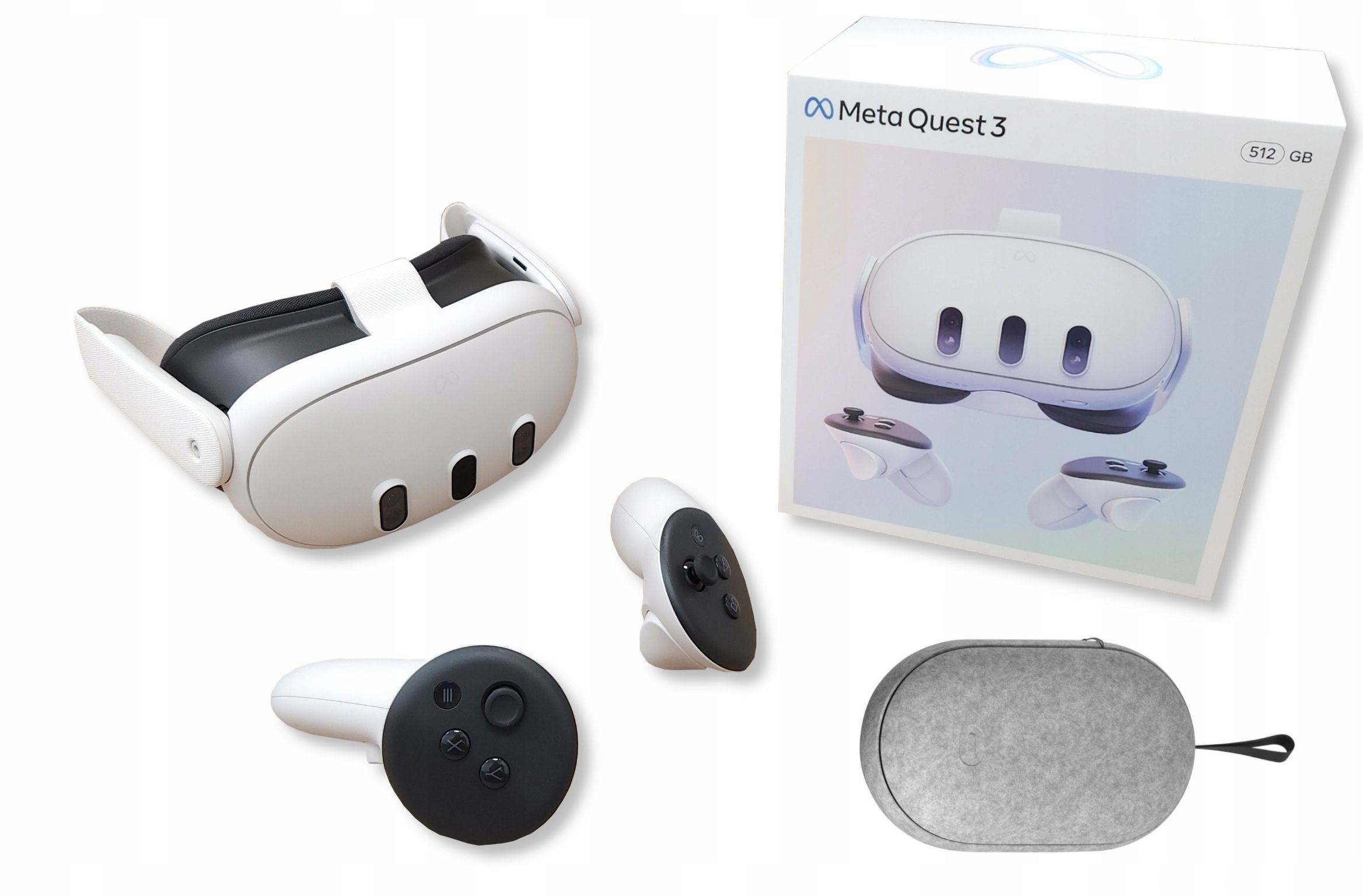 Akiniai oculus vr meta quest 3 512gb 2 nintendo switch valdikliai eu