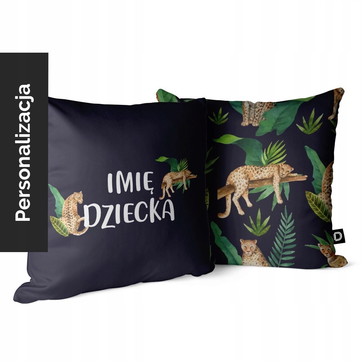  Polštář wild safari wzo d210 imie|liscie monstery