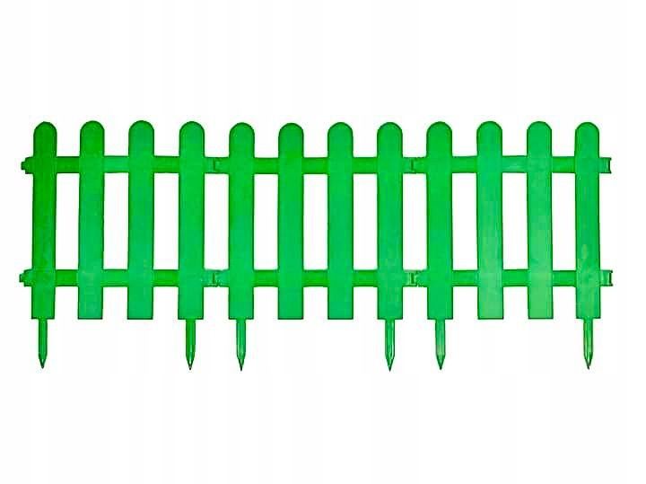  Garden fence palisade edgings white 3m hit