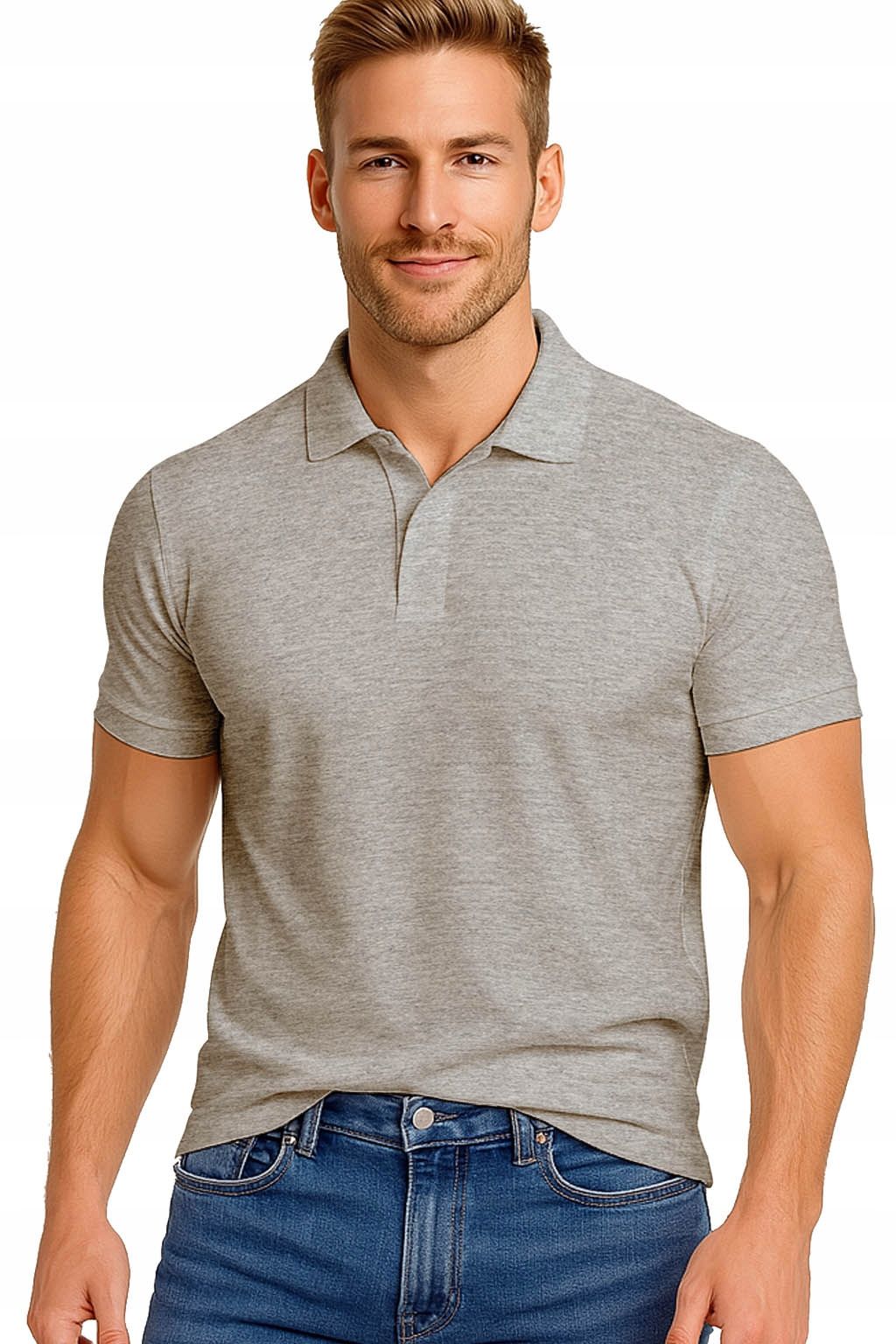  Men&#39;s polo shirts t-shirt elegant reinforcement cotton with collar m