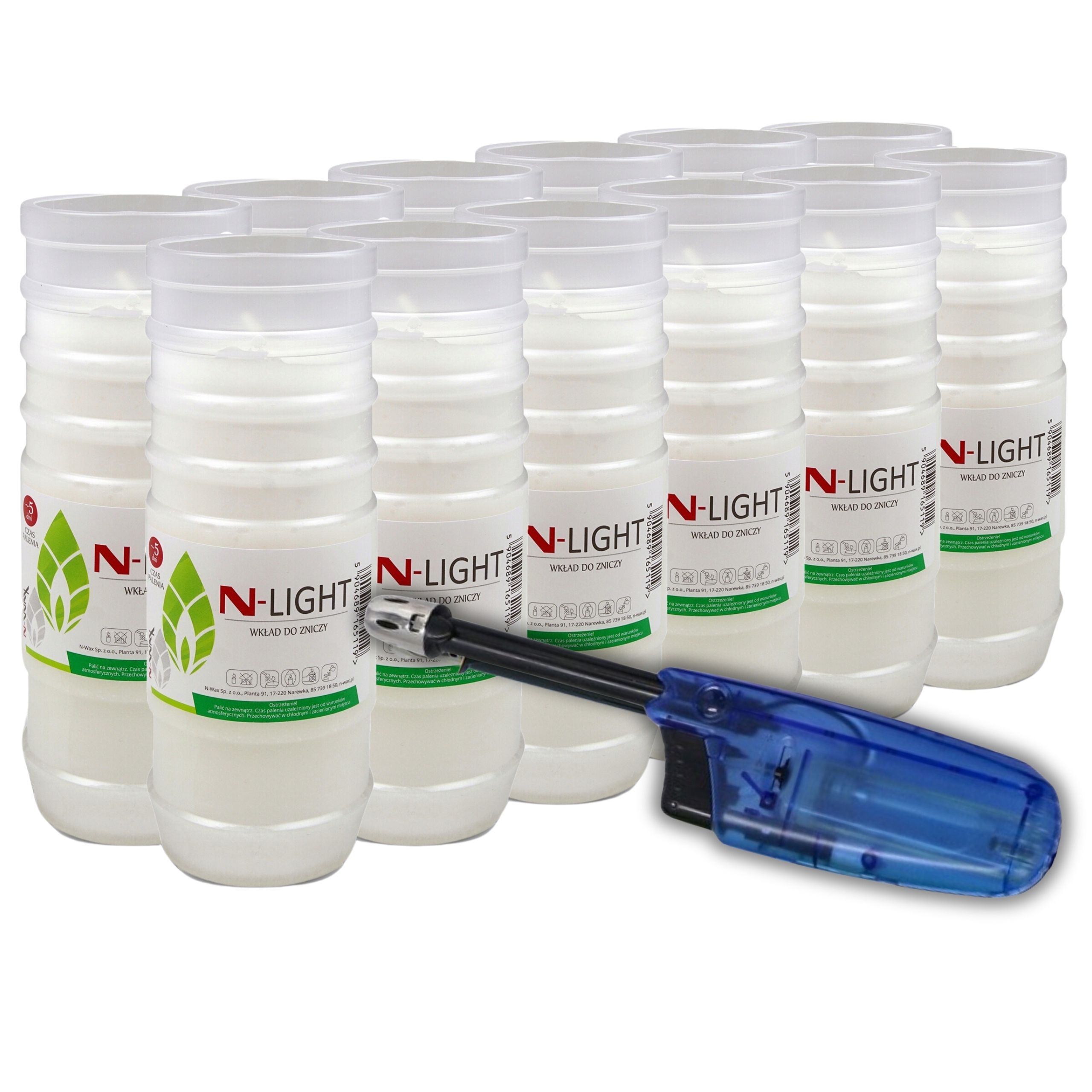  Grabkerzeneinsätze paraffin 5 tage 120h 24 pcs. grabkerzen beitrag + feuerzeug