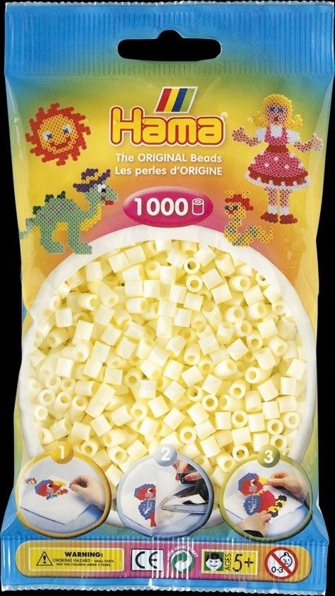  Hama 207-103 - svetlo žltý - 1000 korálky midi - krk