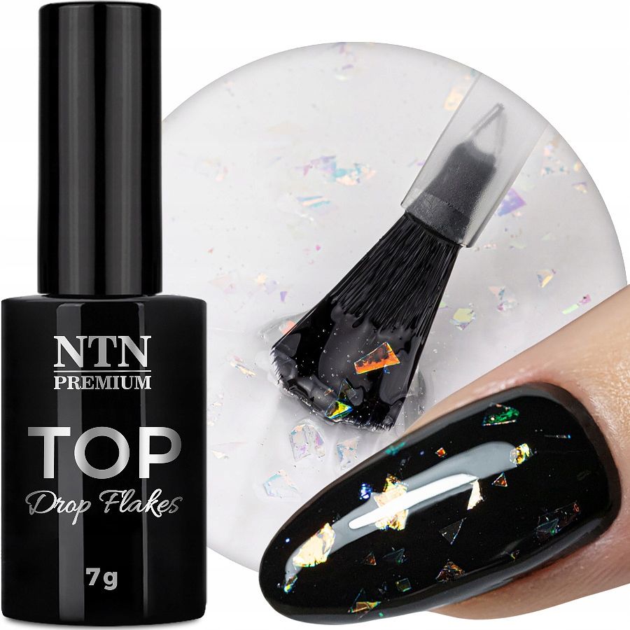  Hybridný vrchný lak ntn 7g top drop flakes eggshell no wipe účinok škrupina vajcia