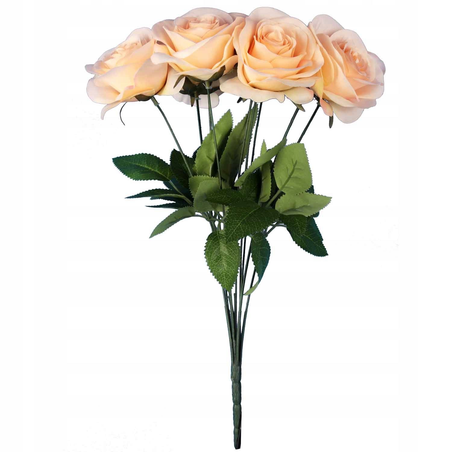  Kytice 9 veľkosť 48 cm ružový umelé kvety roze ako nažive do vázy
