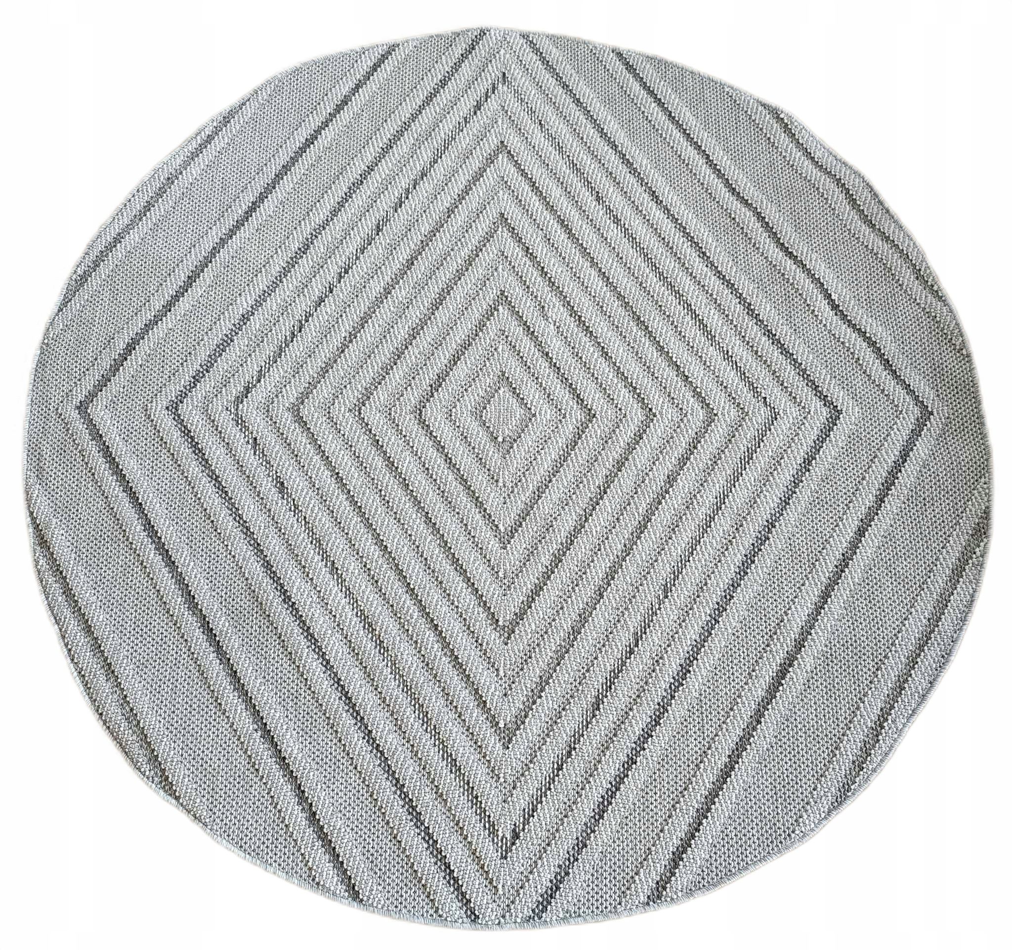  Round carpet for the living room 140cm , soft italian ,green creamy pattern mandala