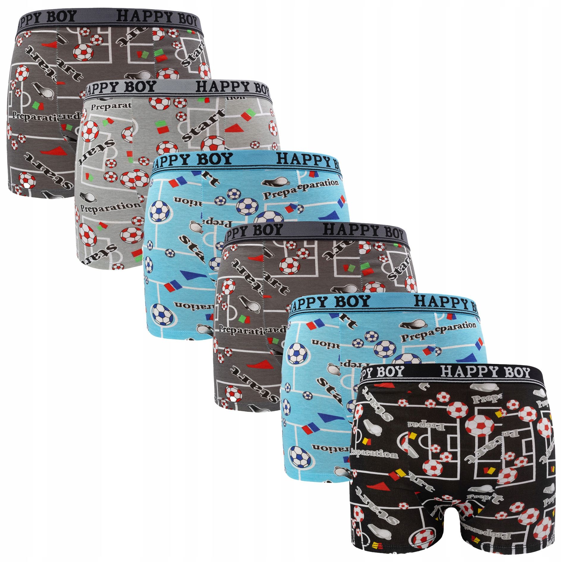  6x boxer für jungen baumwollhöschen größe 134-140