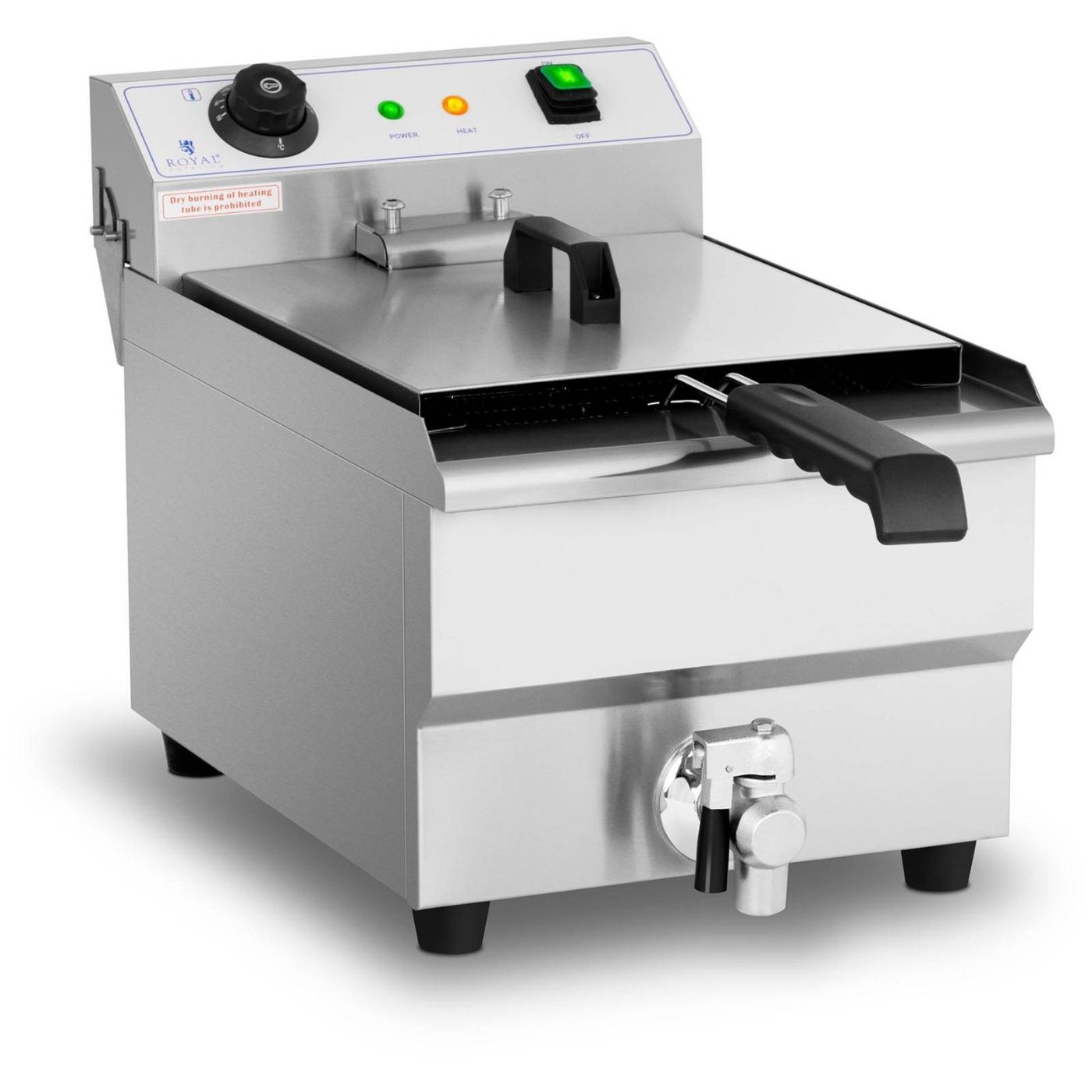  Gruzdintuvė 3200w 230v 8l. royal catering rcef 08eb