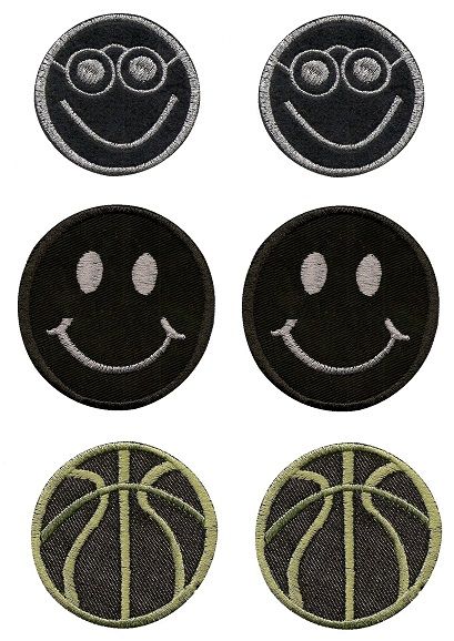  Patch gerät aufkleber auf kleidung patches sm stickerei bälle