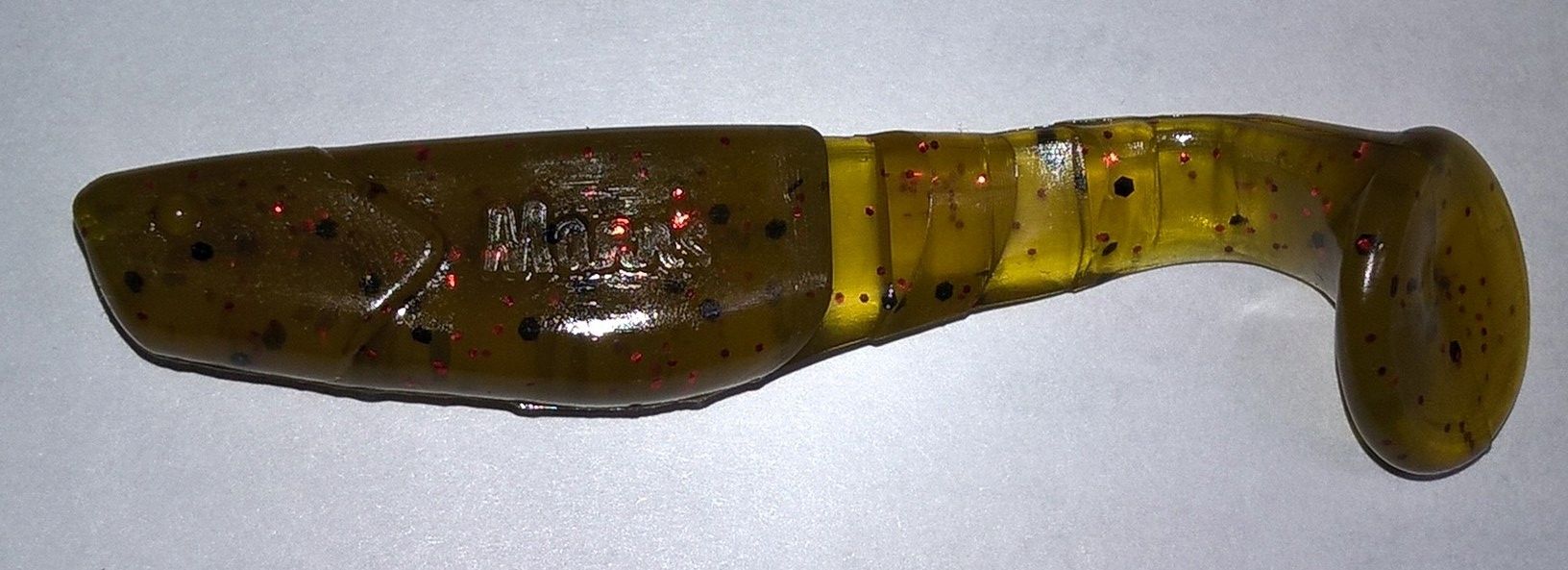  Manns predator 3,5cm geltonas su juodu grzbietem