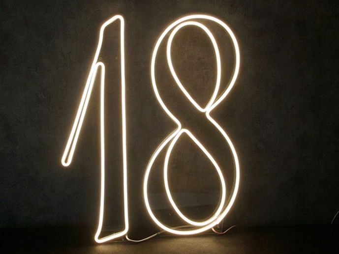  Nbzjanekkk neon led uz sienas ar barošanas avotu janekkk 49x13cm poļu ražojums