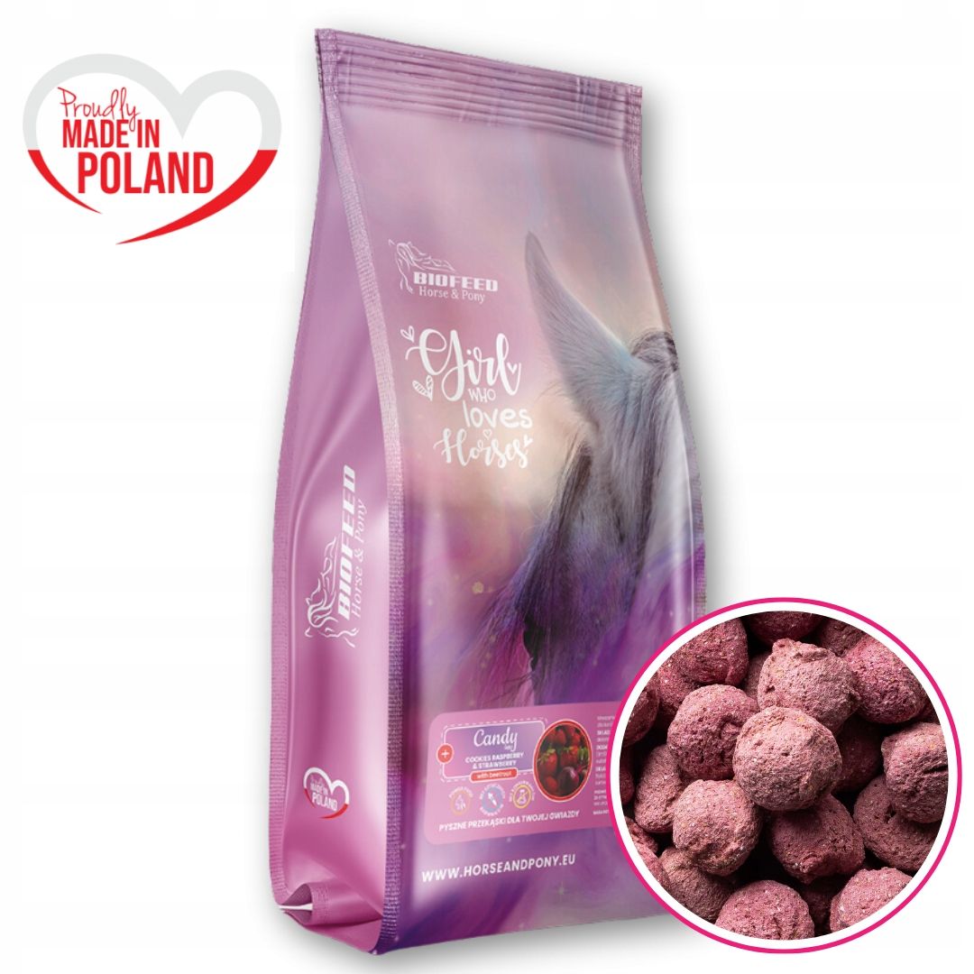  Biofeed horse&pony granulas zirgiem w apmācību barība maisījums 25kg