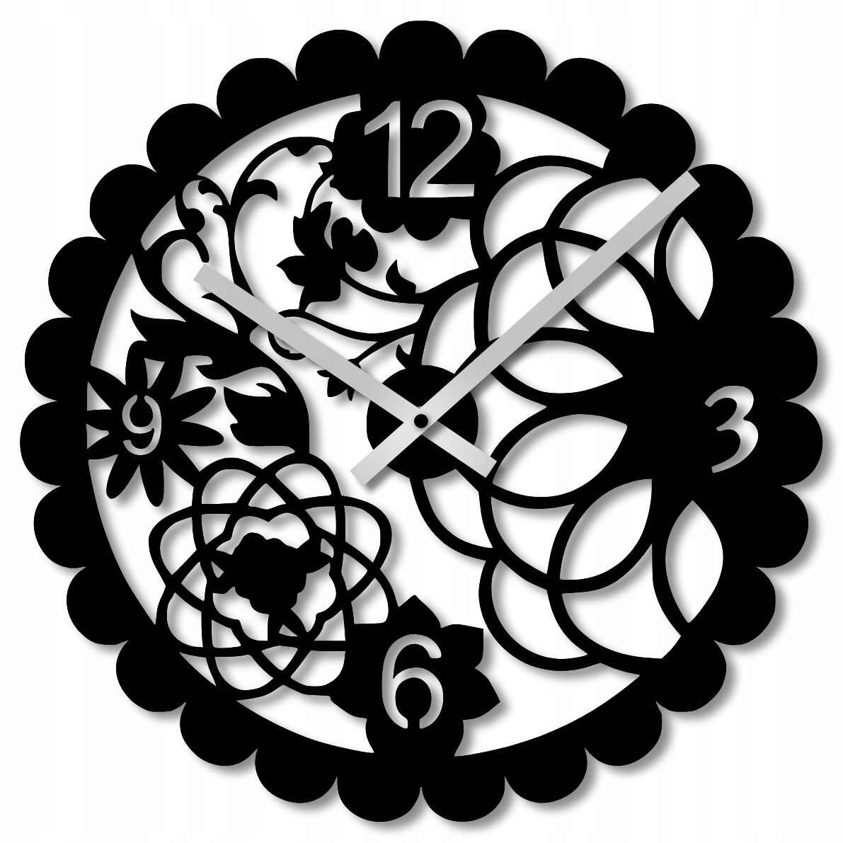  Wall clock 60 cm clock on the wall big clock openwork classic big numbers