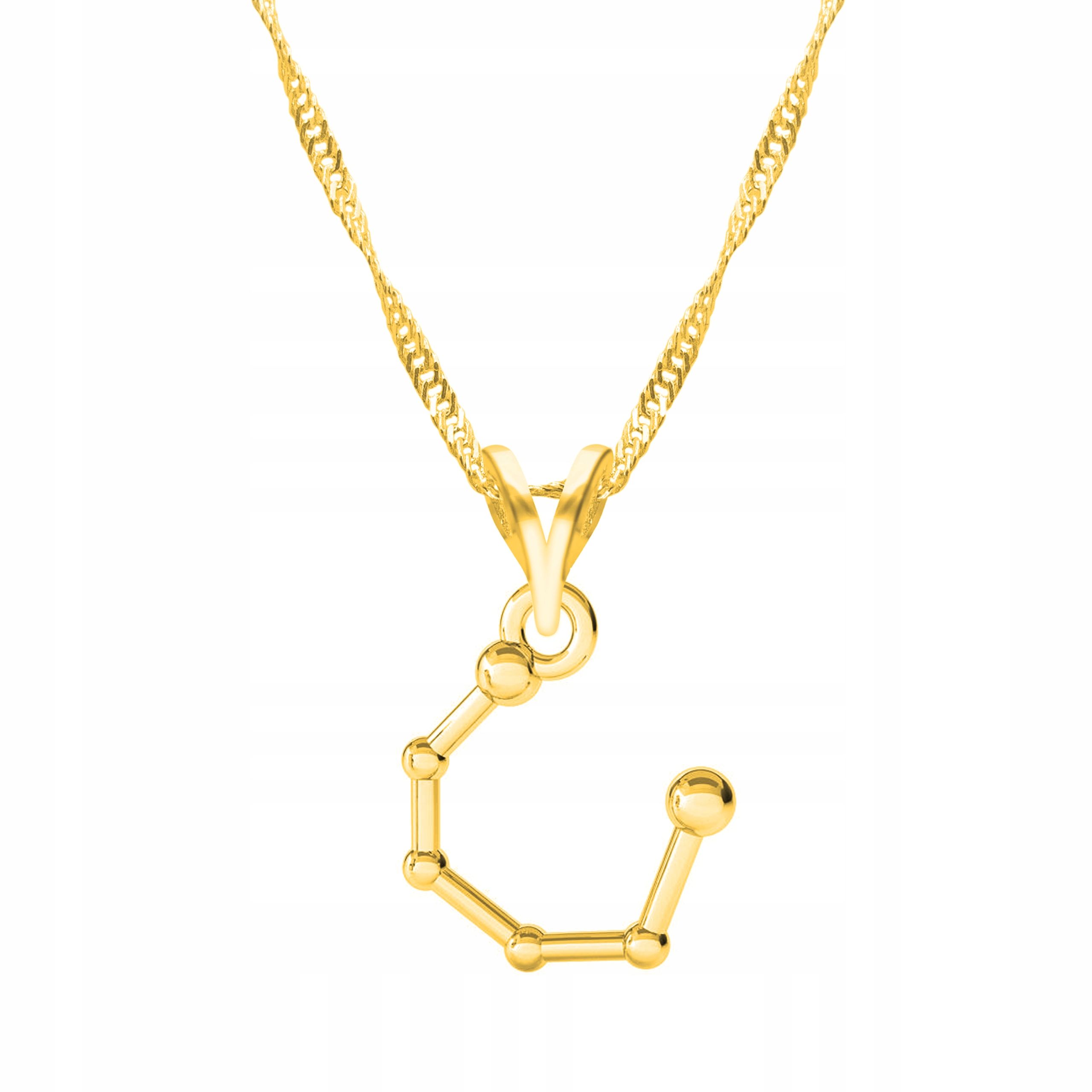  Goldkette halskette 925 mond hörner