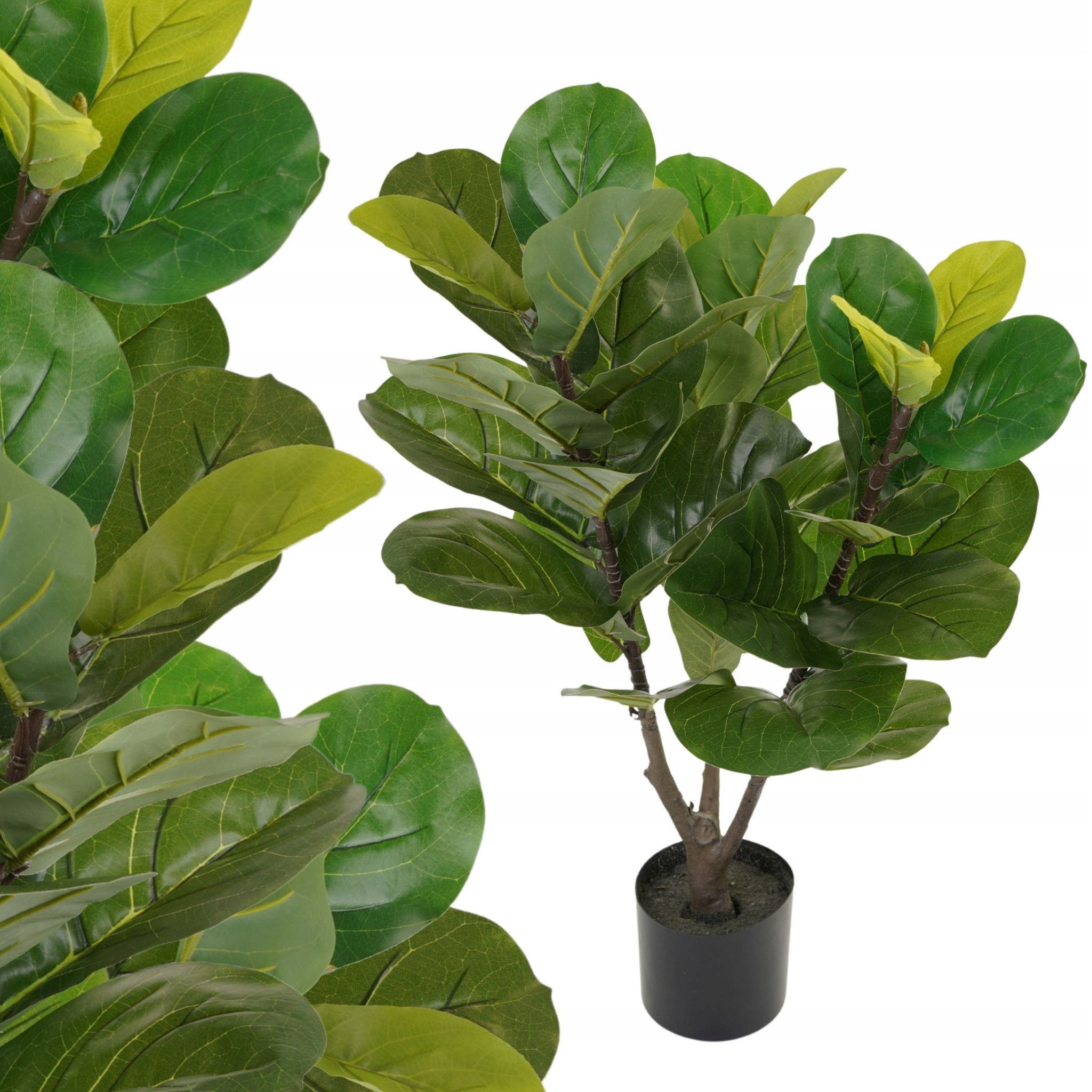  Künstlich dicht baum in einem topf ficus debnolistny wie lebendig 90cm premium