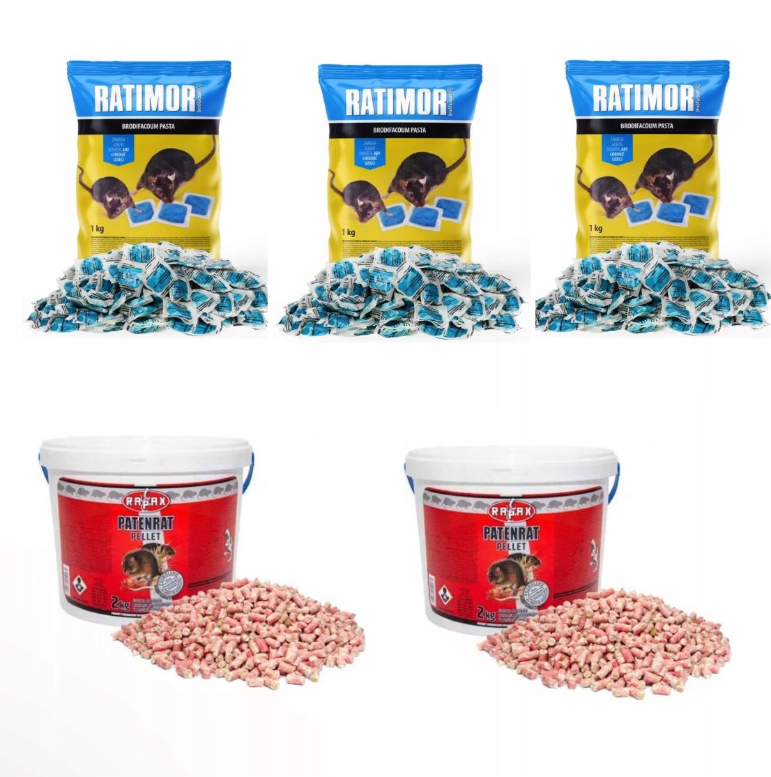  Gift schuhcreme für mäuse 2x1 kg + normix für wühlmäuse nagetiere feld 2x5kg