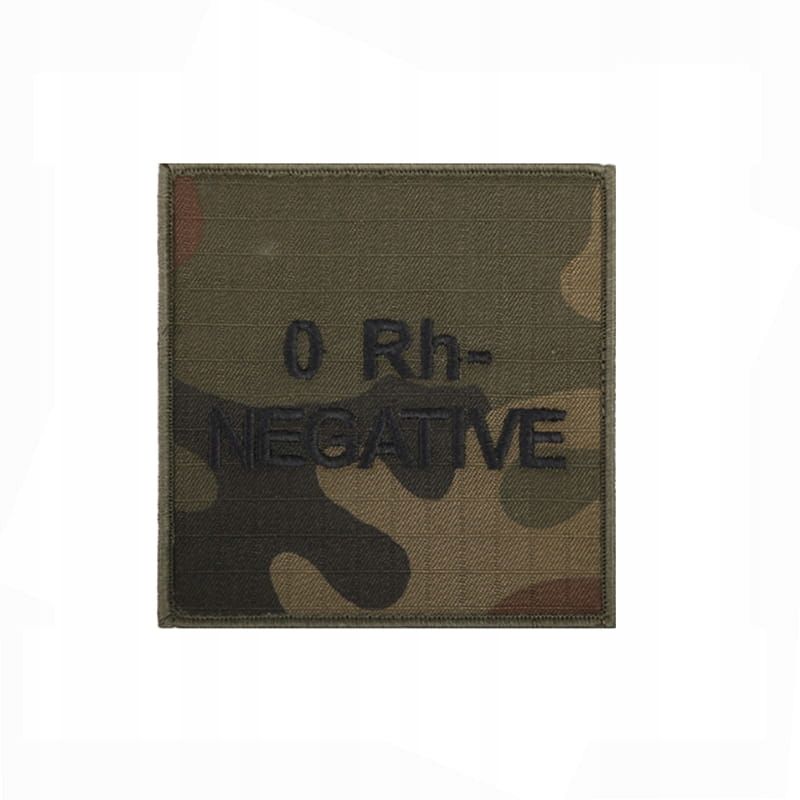  Emblema 9,5 x 9,5cm su grupė kraujas wz10 su grupė kraujas b rh +
