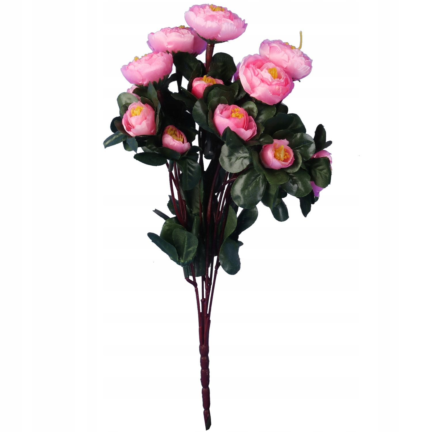  Kytice 9 veľkosť 48 cm ružový umelé kvety roze ako nažive do vázy
