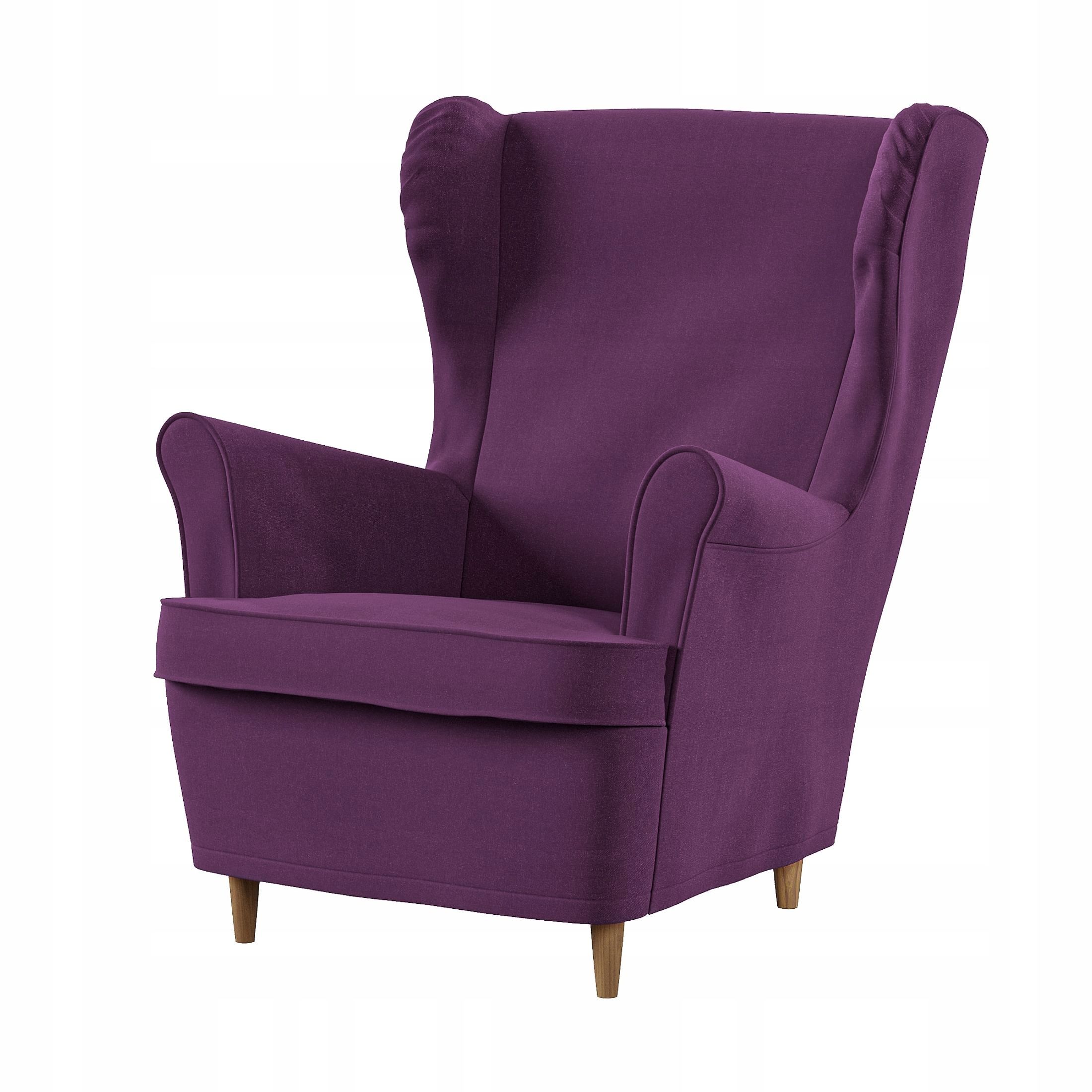  Poťah na kreslo stolička s vysokým operadlom strandmon heather purple