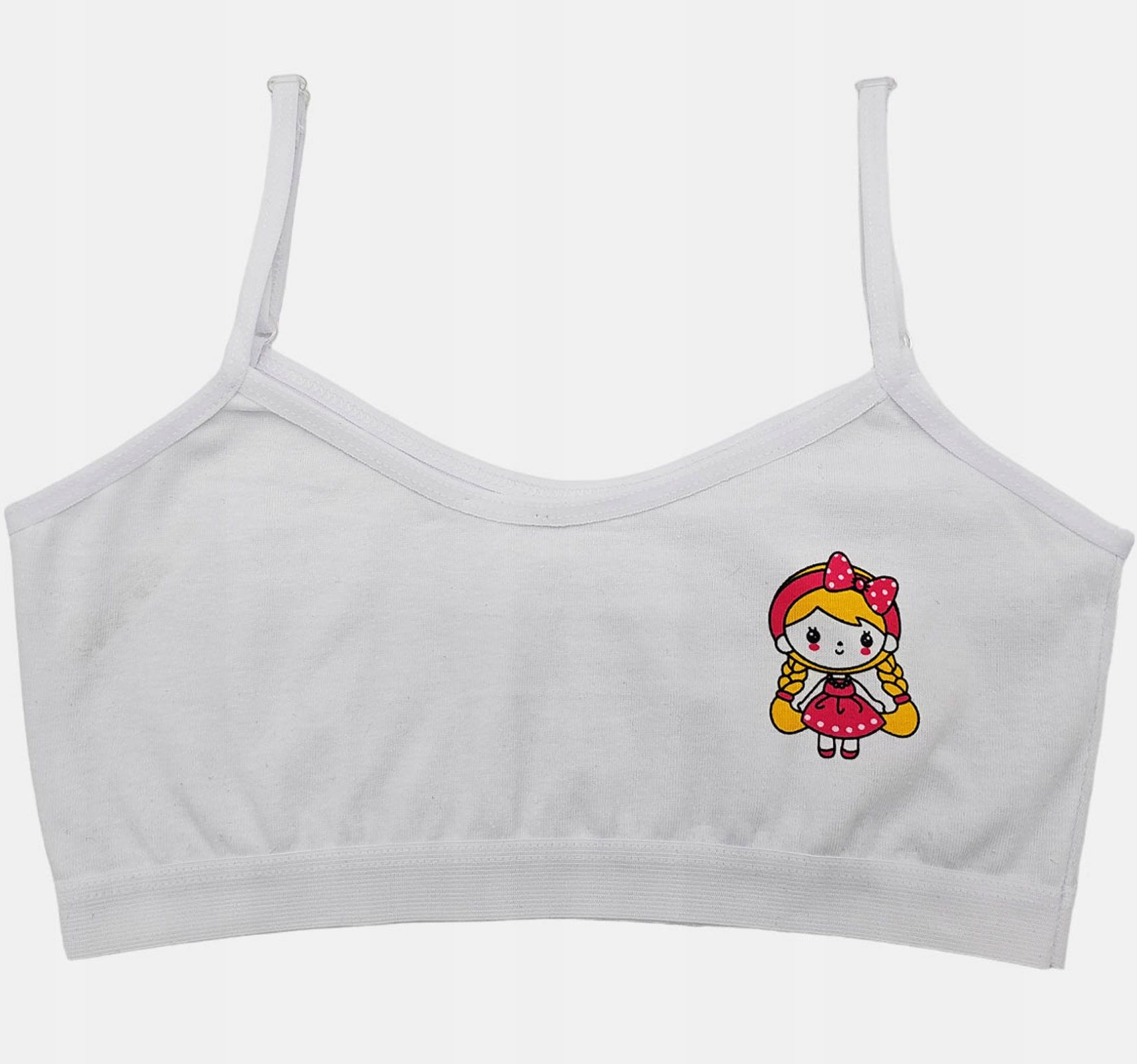  2 pcs. sports bra top for girls youth bra cotton s/140