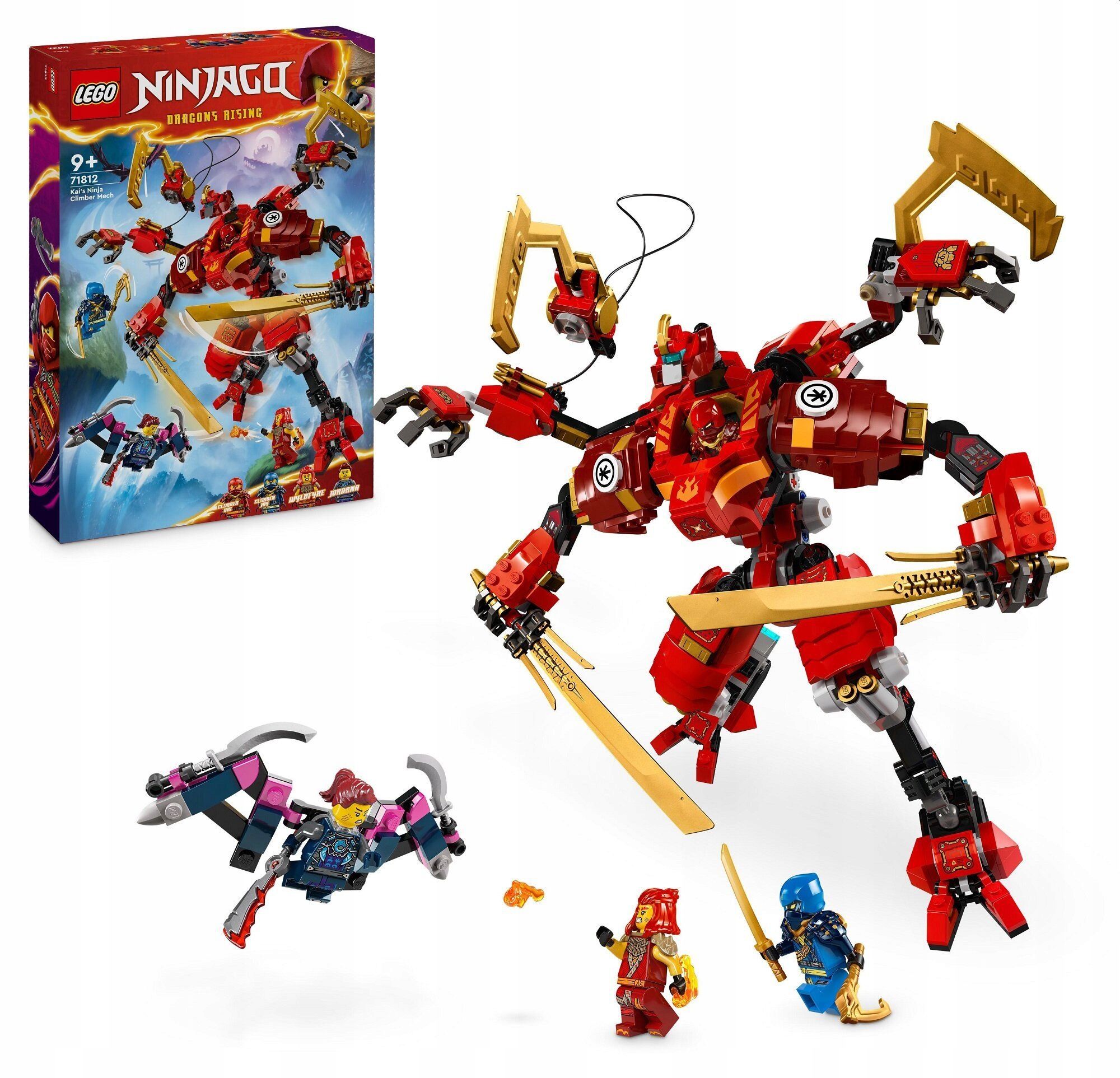  Lego ninjago - bojová súprava s mechem jaya nr 71805