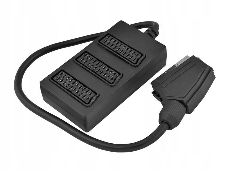  Skirstytuvas euro scart 1 kištukas / 2 lizdas fv(0870