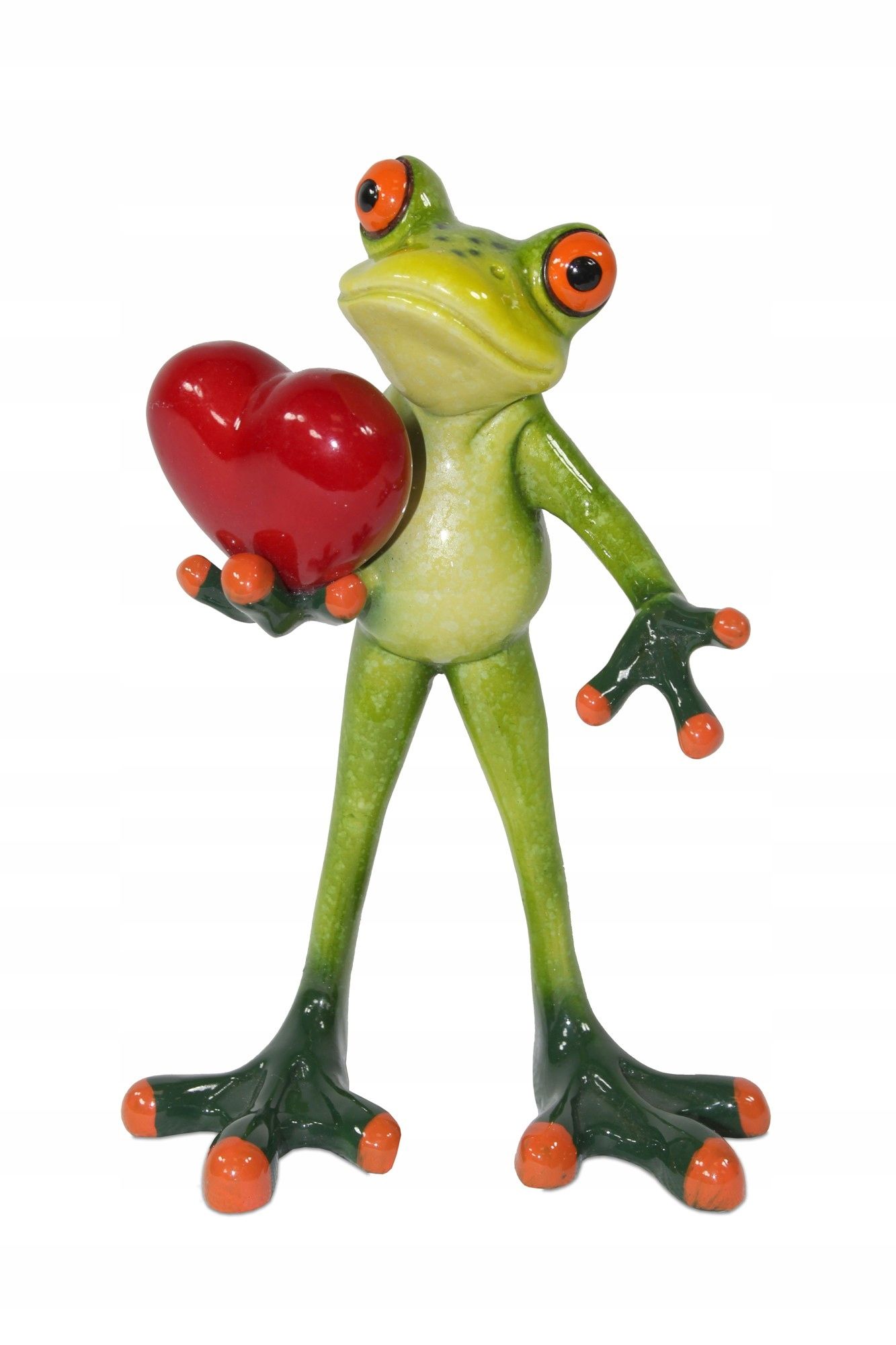  Figur frosch frosch auf rybach angler fischer geschenk