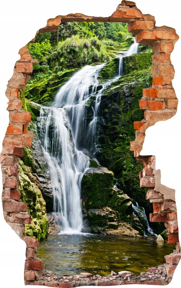  Sienas uzlīmes foto tapetes caurums 688 daba