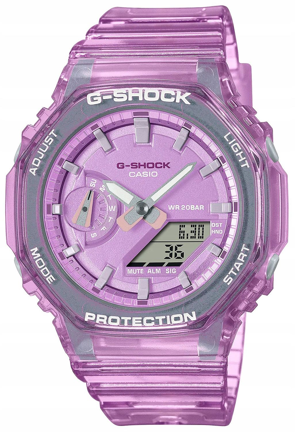  Casio women&#39;s watch gma-s2100ws-7aer