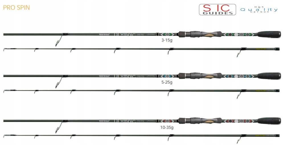  Ketrusvarras mistrall olympic pro spin 210cm/3-15g
