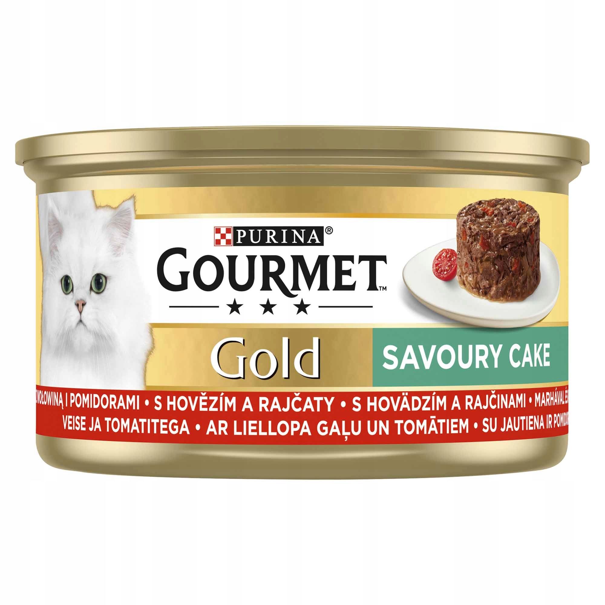  Purina gourmet gold savoury šlapias maistas su vištiena i morka 85gx12szt